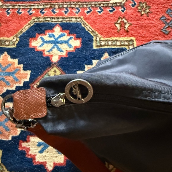 Longchamp Black and Brown Travel Bag - Picture 3 of 6